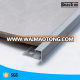 aluminum and stainless steel tile trim for marble edge