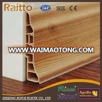 PVC Floor Skirting Board with wooden color